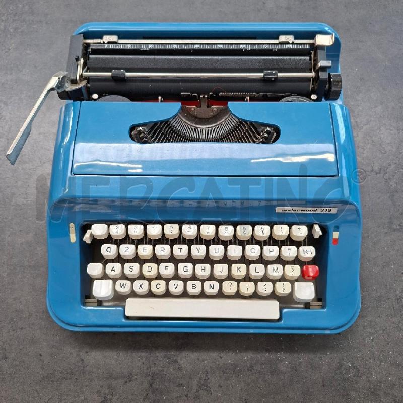 MACCHINA DA SCRIVERE UNDERWOOD 319 AZZURRA | Mercatino dell'Usato Arcore 1