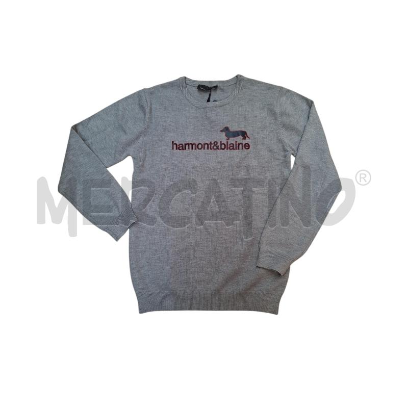 MAGLIA BAMBINO HARMONT&BLAINE GRIGIA TG 11/ NEW12 | Mercatino dell'Usato Arcore 1