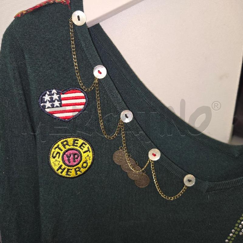 MAGLIA DONNA NABABILA VERDE TOPPE | Mercatino dell'Usato Arcore 4