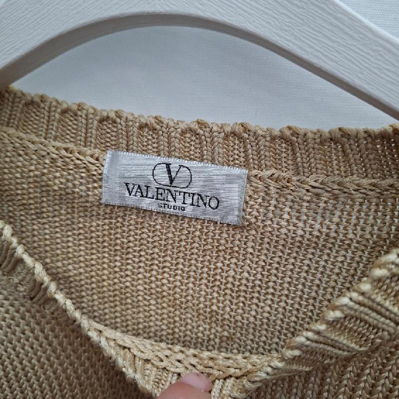 MAGLIONE DONNA VALENTINO DORATO 100%SILK TG XL | Mercatino dell'Usato Arcore 2