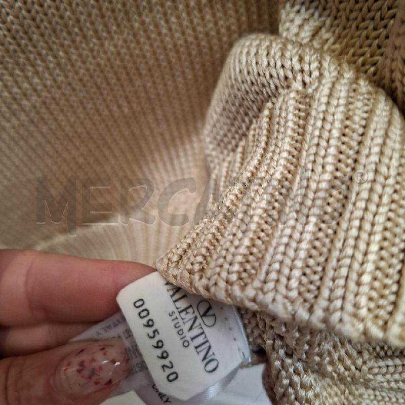 MAGLIONE DONNA VALENTINO DORATO 100%SILK TG XL | Mercatino dell'Usato Arcore 4