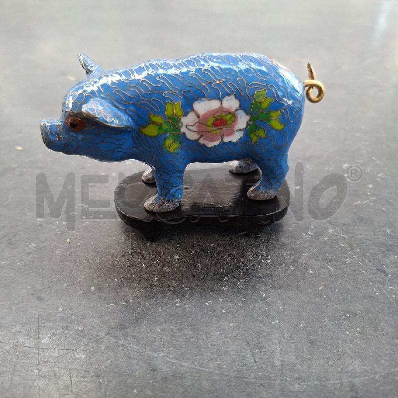 MAIALINO BLU METALLO CINESE  | Mercatino dell'Usato Arcore 1