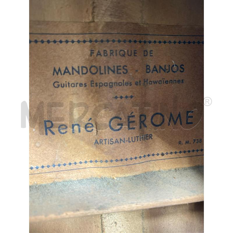MANDOLINO RENE GEROME FABRIQUE DE MANDOLINES BANJOS CON CORDE MANCANTI  | Mercatino dell'Usato Arcore 4