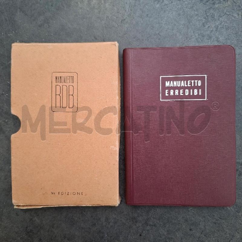 MANUALETTO ERREDIBI 1962 | Mercatino dell'Usato Arcore 1