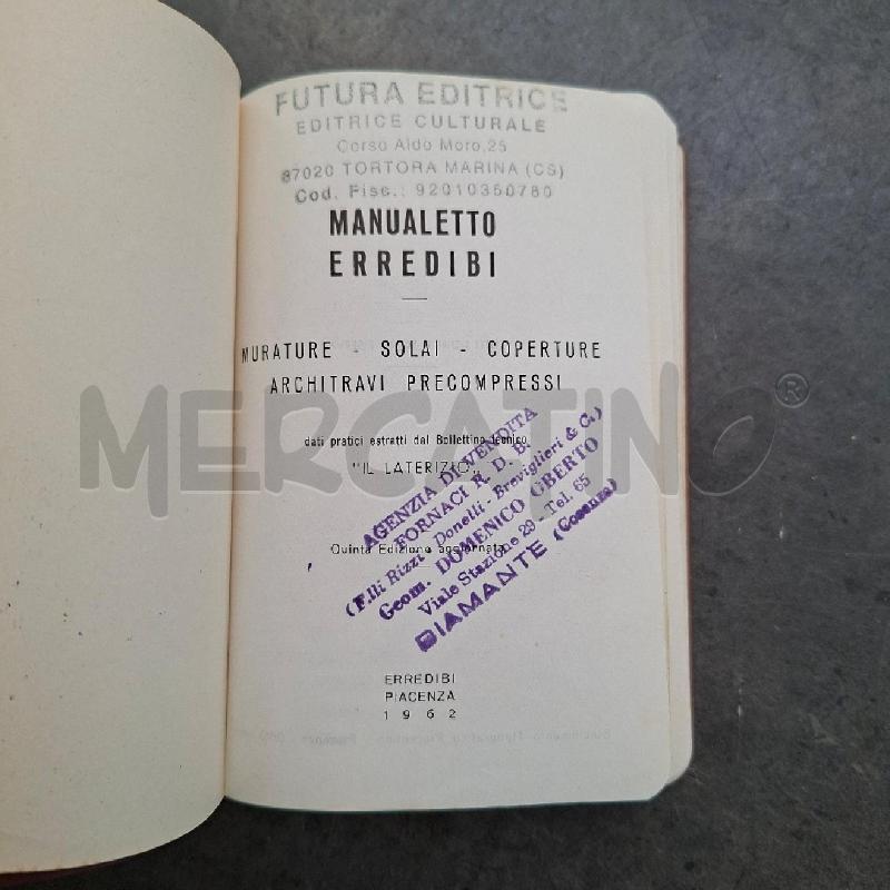 MANUALETTO ERREDIBI 1962 | Mercatino dell'Usato Arcore 2