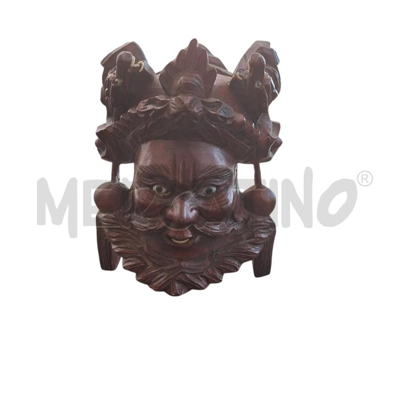 MASCHERA GUERRIERO CINESE CON  DRAGO 10 CM | Mercatino dell'Usato Arcore 1