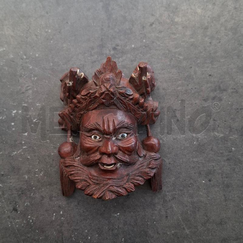 MASCHERA GUERRIERO CINESE CON  DRAGO 10 CM | Mercatino dell'Usato Arcore 4