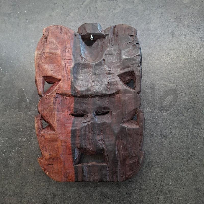 MASCHERA LEGNO 5 FACCE 25 CM | Mercatino dell'Usato Arcore 2