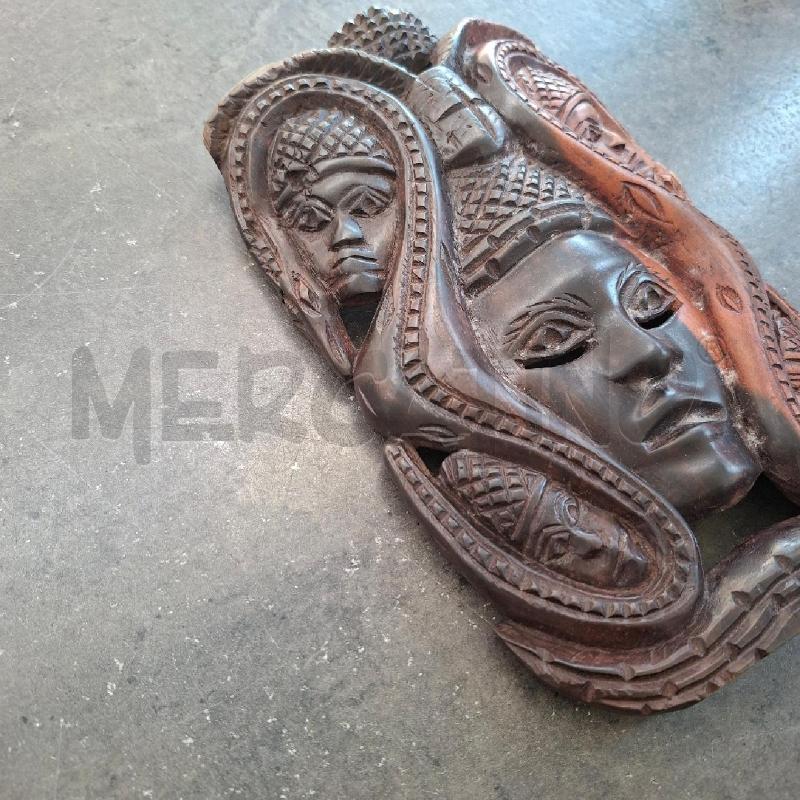 MASCHERA LEGNO 5 FACCE 25 CM | Mercatino dell'Usato Arcore 4
