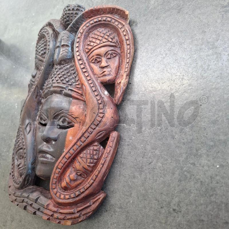 MASCHERA LEGNO 5 FACCE 25 CM | Mercatino dell'Usato Arcore 5