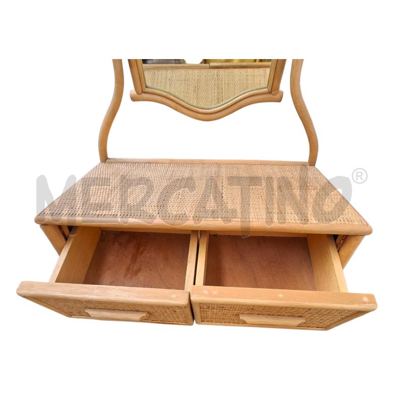 MENSOLA DA APPOGGIO BAMBOOO CON SPECCHIO | Mercatino dell'Usato Arcore 3