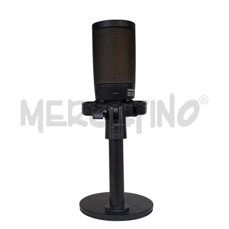 MICROFONO METAL STAND 5V NERO | Mercatino dell'Usato Arcore 1