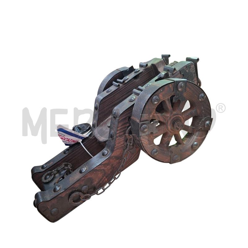 MINIATURA CANNONE LEGNO E OTTONE  | Mercatino dell'Usato Arcore 2