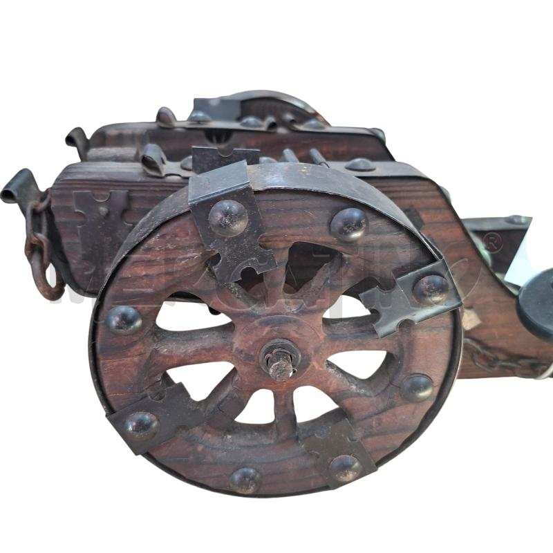 MINIATURA CANNONE LEGNO E OTTONE  | Mercatino dell'Usato Arcore 4
