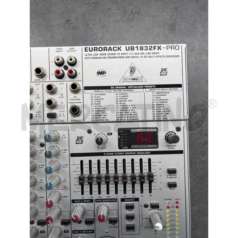MIXER EURORACK UB1832FX-PRO CON CAVO | Mercatino dell'Usato Arcore 2