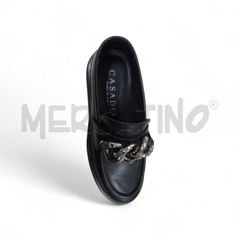 MOCASSINI DONNA CASADEI NERO ALTO SILVER TG 39 | Mercatino dell'Usato Arcore 2