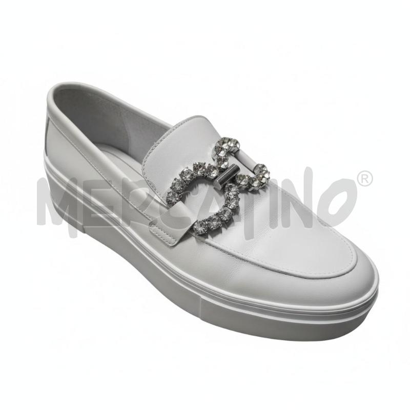 MOCASSINI DONNA FRAU BIANCHE NEW N 39 | Mercatino dell'Usato Arcore 1