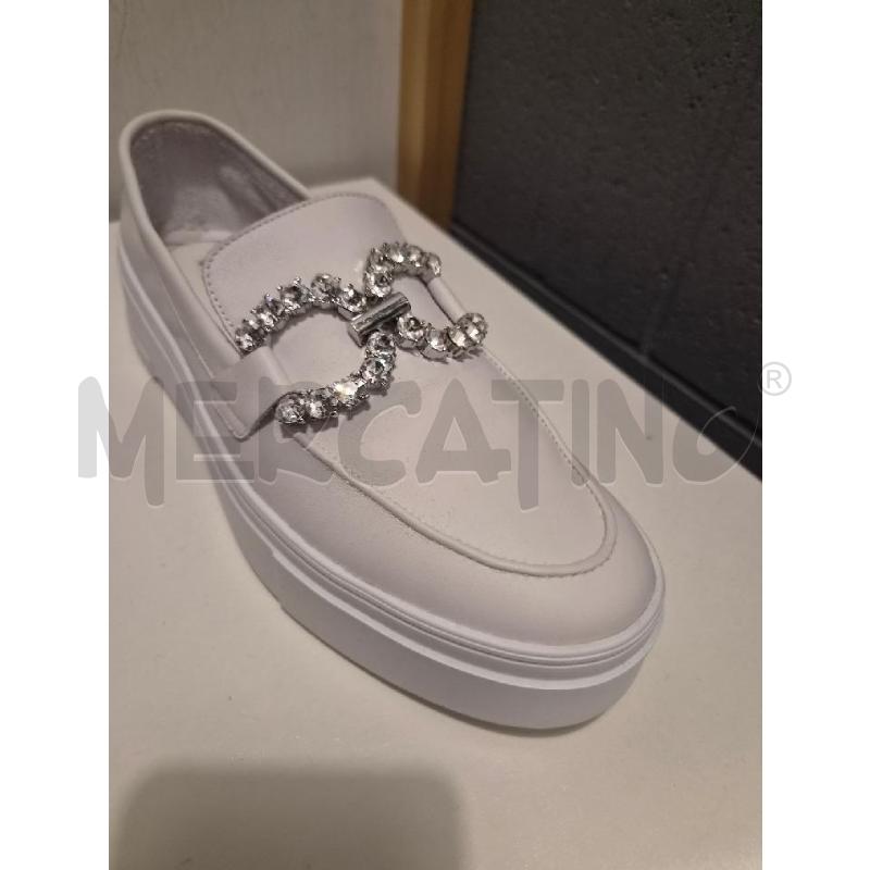 MOCASSINI DONNA FRAU BIANCHE NEW N 39 | Mercatino dell'Usato Arcore 2