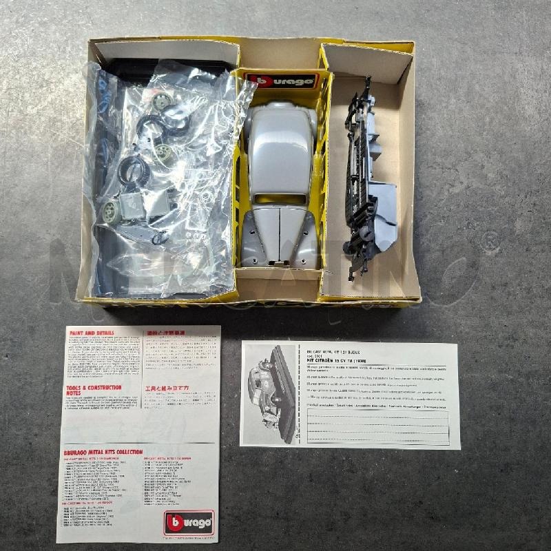 MODELLINO BURAGO DIE-CAST METAL 1/24 KIT CITROEN 15CV TA (1938) | Mercatino dell'Usato Arcore 2