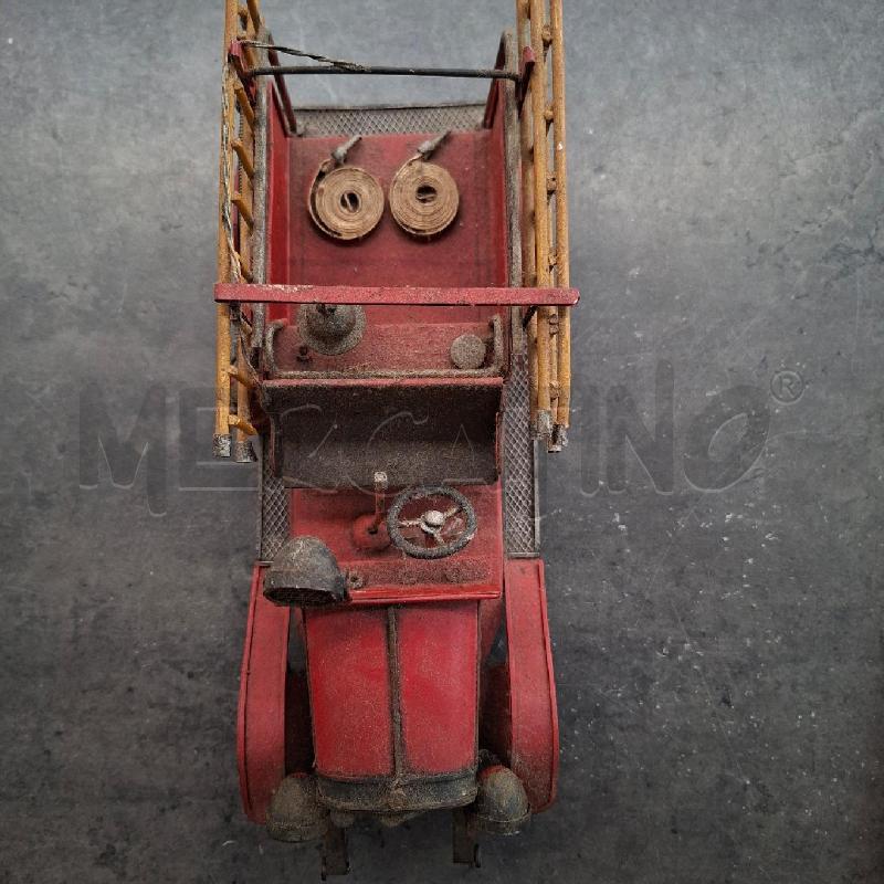 MODELLINO CAMION POMPIERI LATTA  | Mercatino dell'Usato Arcore 5