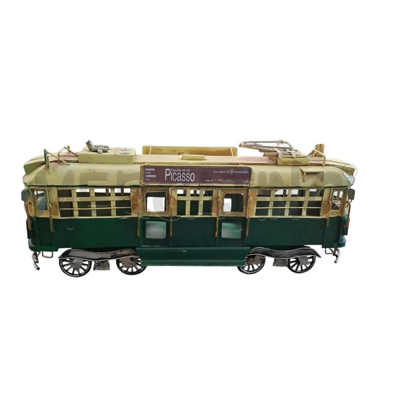 MODELLINO TRAM VERDE BIANCO INART LATTA | Mercatino dell'Usato Arcore 1
