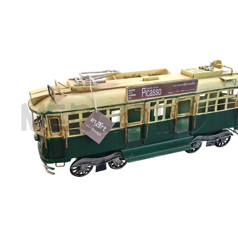 MODELLINO TRAM VERDE BIANCO INART LATTA | Mercatino dell'Usato Arcore 3