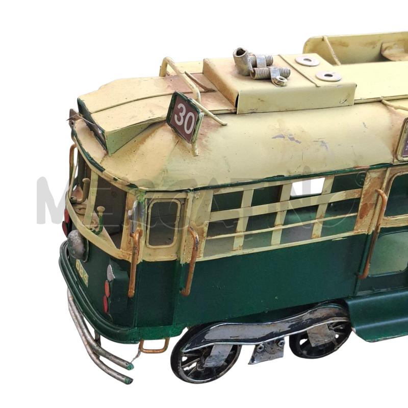 MODELLINO TRAM VERDE BIANCO INART LATTA | Mercatino dell'Usato Arcore 4