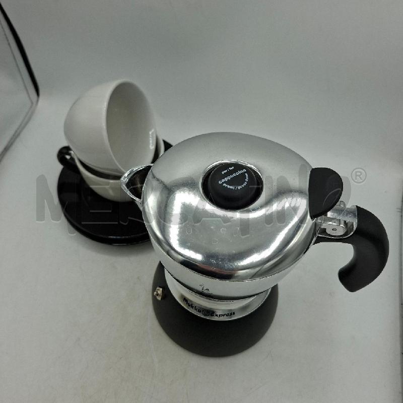 MOKA BIALETTI MUKKO EXPORESS NERA E ACCIAIO  | Mercatino dell'Usato Arcore 5