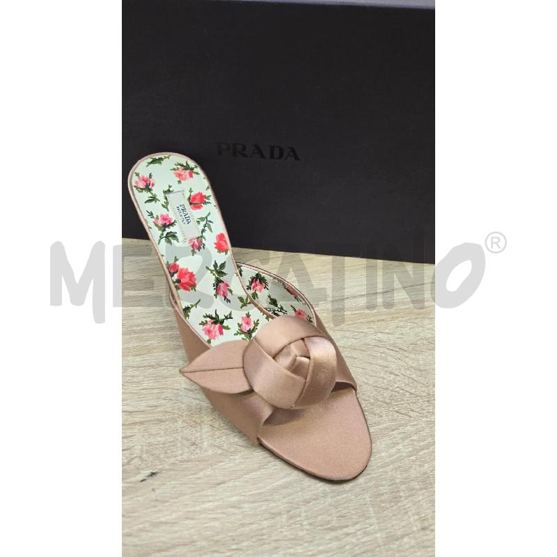 MULES PRADA CAMMEO GLAMOUR SATIN 37 CON SCATOLA | Mercatino dell'Usato Arcore 2