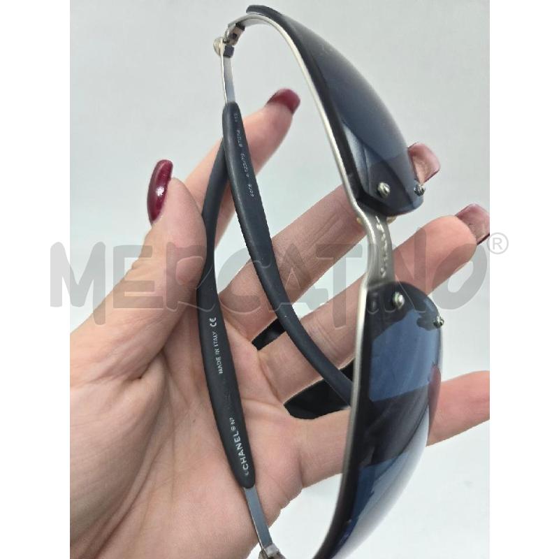 OCCHIALI CHANEL VINTAGE NAVY METAL 4008 67/14 BUONE COND | Mercatino dell'Usato Arcore 3