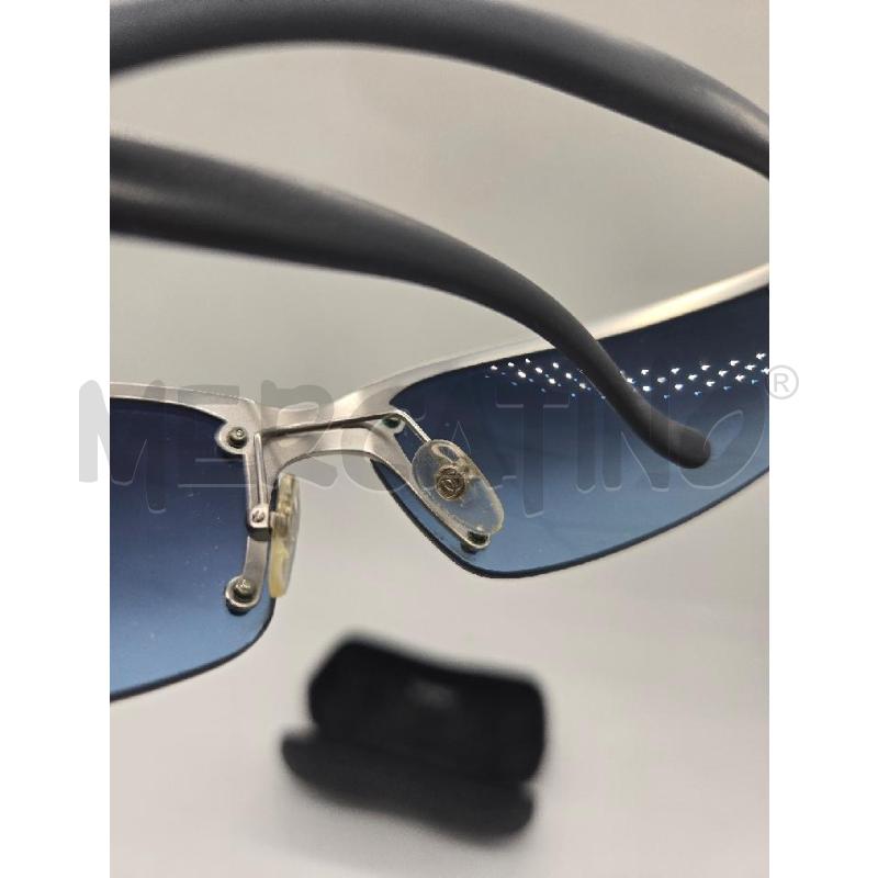 OCCHIALI CHANEL VINTAGE NAVY METAL 4008 67/14 BUONE COND | Mercatino dell'Usato Arcore 4