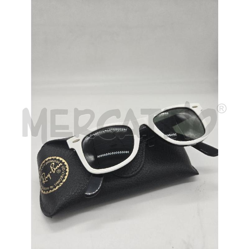 OCCHIALI RAY BAN BIANCO  | Mercatino dell'Usato Arcore 1