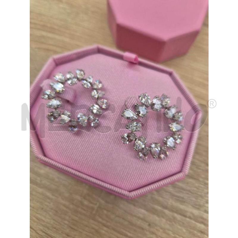 ORECCHINI SWAROVSKI A CERCHIO | Mercatino dell'Usato Arcore 1