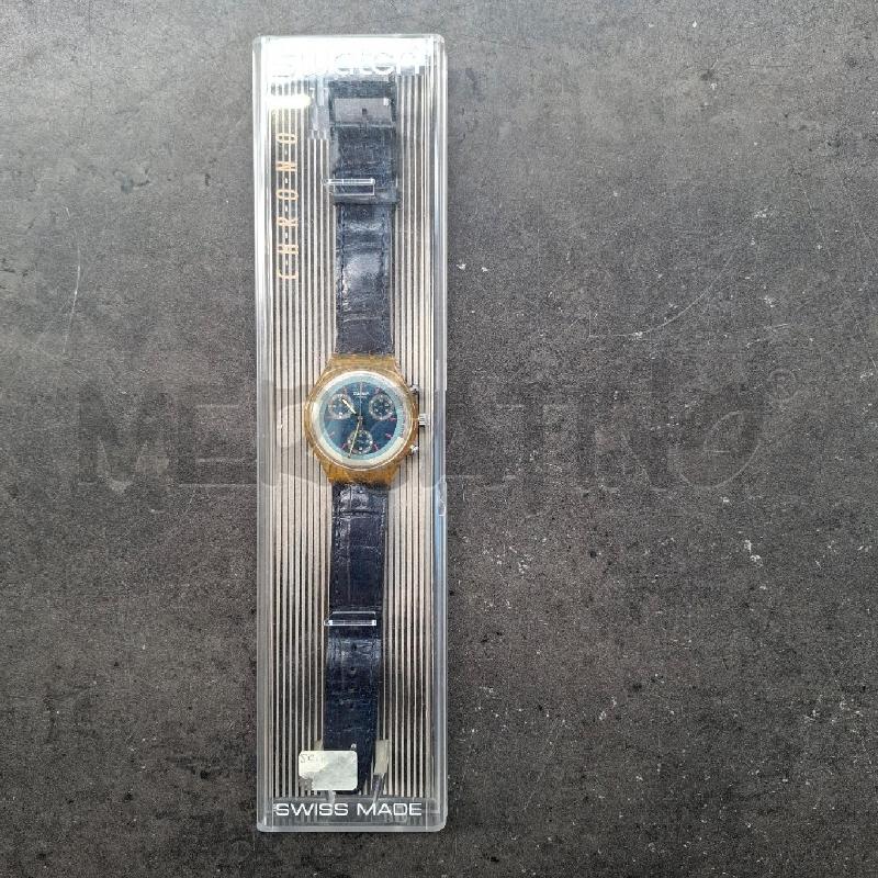 OROLOGIO SWATCH HITCH HIKER CINTURINO BLU | Mercatino dell'Usato Arcore 1