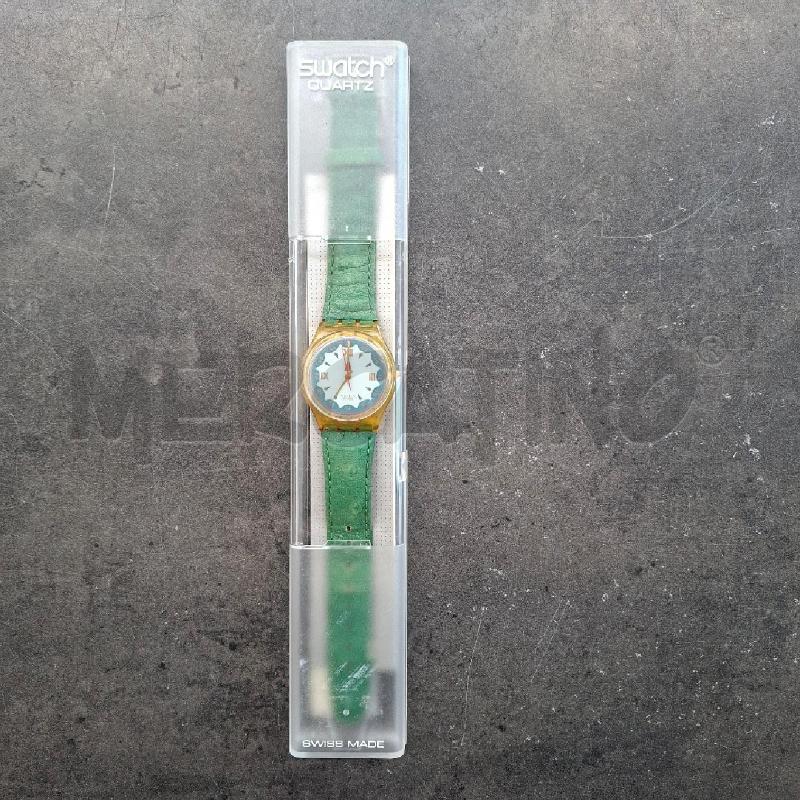 OROLOGIO SWATCH SPADES CINTURINO VERDE  | Mercatino dell'Usato Arcore 1