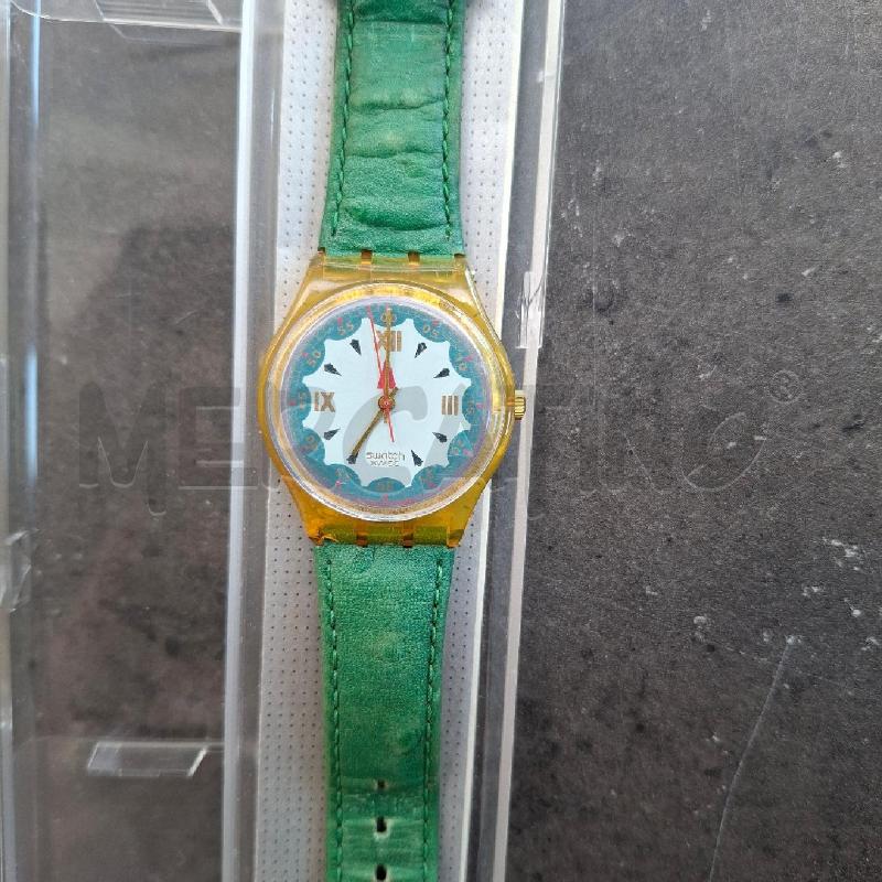 OROLOGIO SWATCH SPADES CINTURINO VERDE  | Mercatino dell'Usato Arcore 2