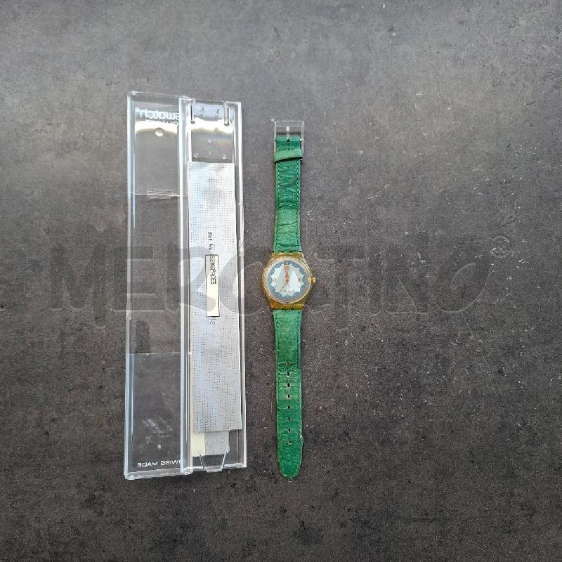 OROLOGIO SWATCH SPADES CINTURINO VERDE  | Mercatino dell'Usato Arcore 3