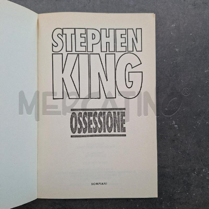 OSSESSIONE STEPHEN KIN EDITORE: BOMPIANI 1994 | Mercatino dell'Usato Arcore 2