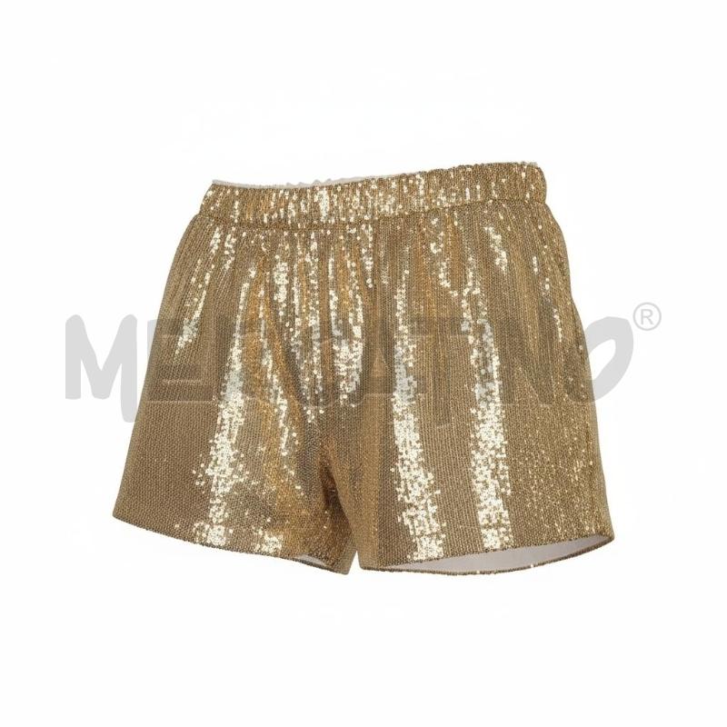 PANTALONCINO DONNA PAIETTE TWIN SET DORATO | Mercatino dell'Usato Arcore 1