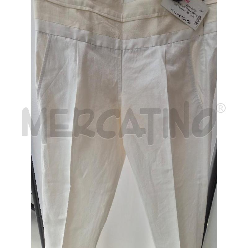PANTALONE DONNA BRUNELLO CUCINELLI PANNA TG 40 | Mercatino dell'Usato Arcore 2