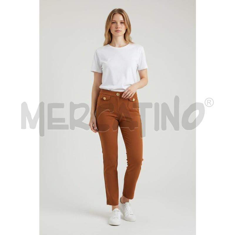 PANTALONE DONNA ELISABETTA FRANCHI RUGGINE TG 44 | Mercatino dell'Usato Arcore 1
