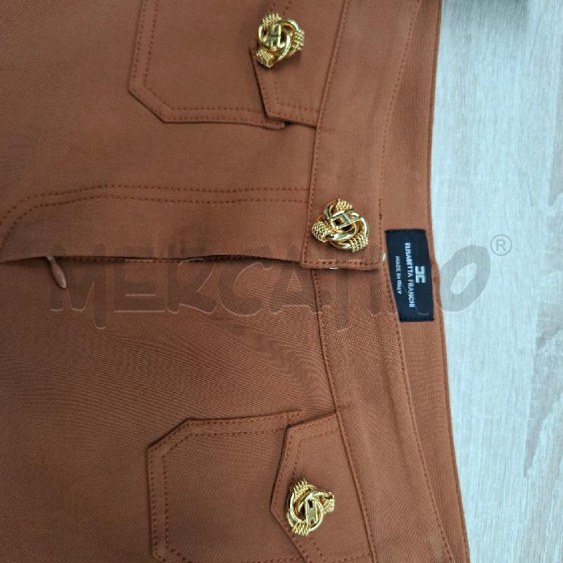 PANTALONE DONNA ELISABETTA FRANCHI RUGGINE TG 44 | Mercatino dell'Usato Arcore 2