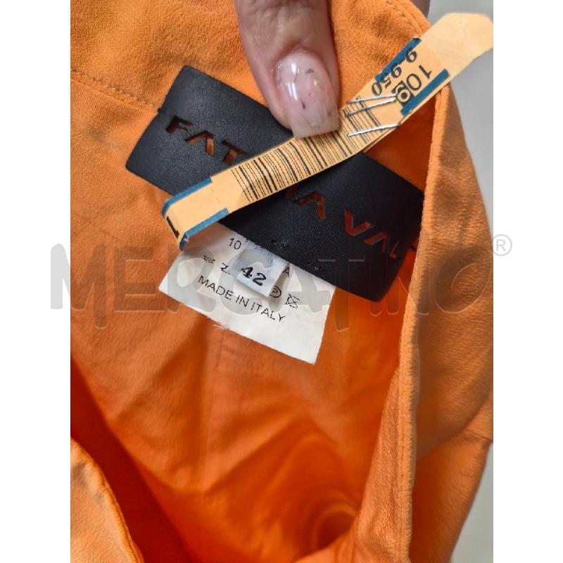 PANTALONE DONNA FATIMA ARANCIONE TG 42 | Mercatino dell'Usato Arcore 3
