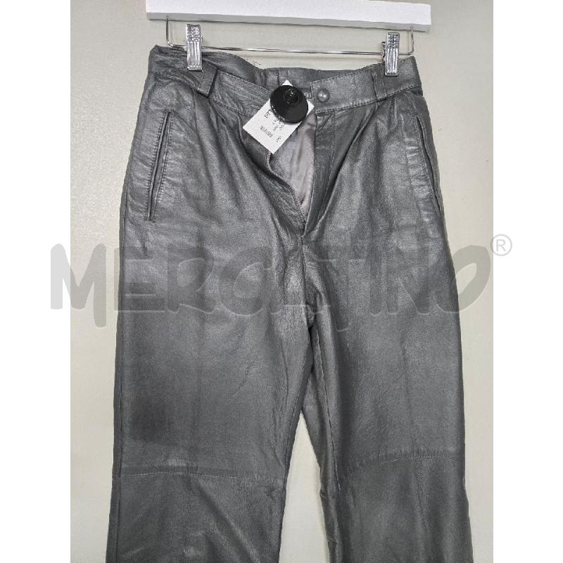 PANTALONE DONNA GRIGIO IN PELLE TG S  | Mercatino dell'Usato Arcore 2