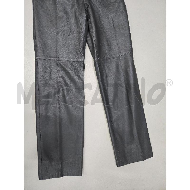 PANTALONE DONNA GRIGIO IN PELLE TG S  | Mercatino dell'Usato Arcore 3