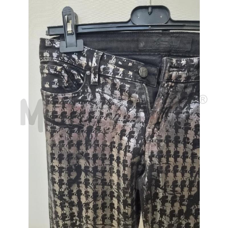 PANTALONE DONNA KARL LAGERFELD LUREX TG M | Mercatino dell'Usato Arcore 2