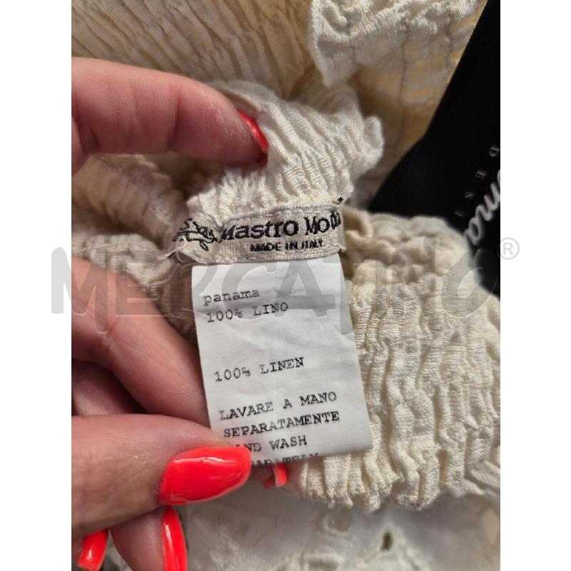 PANTALONE DONNA MASTRO MODA PIZZO SANGALLO | Mercatino dell'Usato Arcore 5