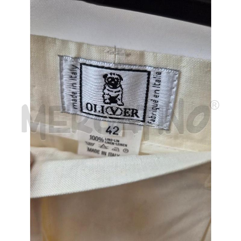 PANTALONE DONNA OLIVER BY VALENTINO BNC TG 42 | Mercatino dell'Usato Arcore 3