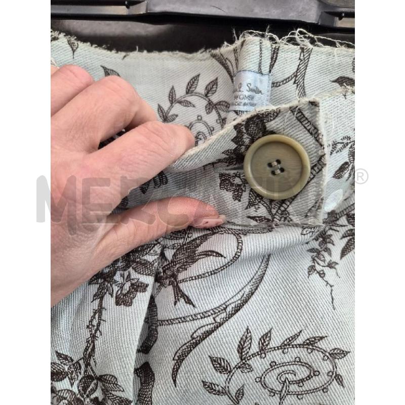 PANTALONE DONNA PAUL SMITH AZZURRO FANTASIA TG 40 | Mercatino dell'Usato Arcore 2