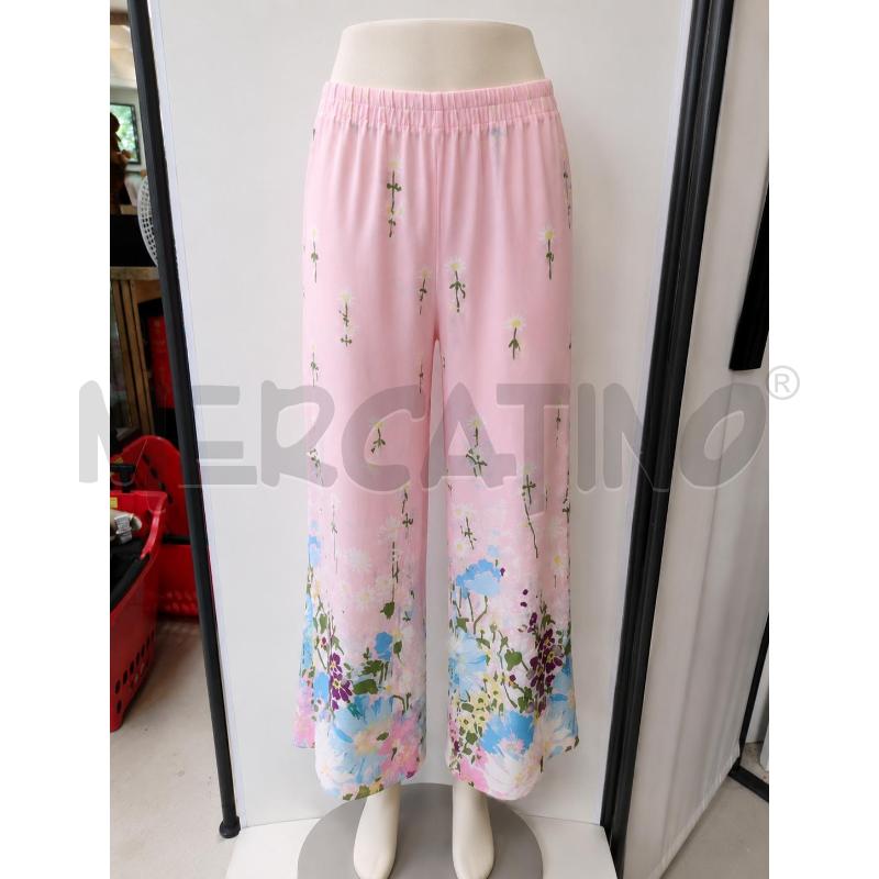PANTALONE DONNA RED VALENTINO ROSA FIORI TG 42 | Mercatino dell'Usato Arcore 1